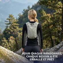 Running Vest Women & Men, Hydration Vest Backpack Lightweight Comfortable Running Backpack, Hydration Backpack Water Backpack(Only Backpack Without Bladder) For Trail Running Cycling Hiking Marathons - Light Grey - View 7