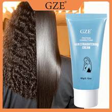 GZE Keratin & Collagen Hair Straightening Cream, Suitable For Curly And Frizzy Hair, Repairs And Smoothens Hair - 60g - View 1