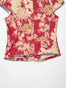 DEEKA Autumn New Women's European And American Style Fashion Minimalist Versatile Design Floral Print Top - Flower - View 11