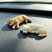 Golden Retriever Creative Simulation Car Ornament Cute Puppy Auto Decor For Center Console / Rearview Mirror Decoration Unisex Home And Vehicle Use,Car Accessories,Car Decor Interior,Car Stuff,Car Decor Interior, - 2 Cute Golden Retrievers - View 13