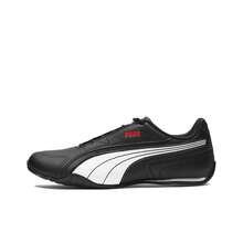 PUMA彪馬 Redon Bungee 合成革 舒適 防滑透氣 低筒 休閒鞋 男女同款 黑色 - 黑色 - 查看 23