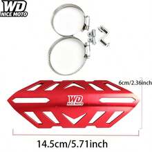 WD NICE MOTO Motorcycle Accessories For Customization: Front Shock Absorber Decorations, Exhaust Pipe Heat Guard, Fork Cover, Personalized Universal Shock Absorber Cover - A - View 2