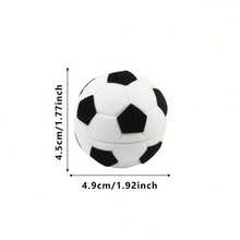 1pc Football Shaped Velvet Jewelry Box, Creative Football Design Small Accessory Storage Box, Soft Lining Ring Earring Necklace Organizer Holder, Sports Theme Jewelry Organizing Container, Suitable For Proposal, Engagement, Birthday Unique Gift Packaging Box, Desktop Decor Small Accessory Storage Box - Football - View 7