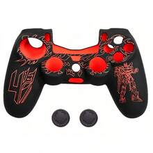 1pc Soft Rubber Gel Silicone Cover ForPS4 Controller Shellps4 Decals ForPS4 Protective Silicone Skin Case Grip Cover - View 5