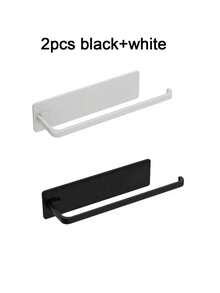 2/1pc Minimalist Kitchen/Bathroom Storage Rack, Can Be Used As Paper Towel Holder, Napkin Holder, Dishcloth Rack, Home Decor, Kitchen Accessories Storage, Bathroom Storage Rack/Kitchen Bathroom Accessories/Home /Halloween And Christmas Gifts - Upgraded Version - View 9