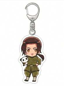 Anime Acrylic Keychain Funny Axis Country Animation Related Products Gift Keyring Bag Pendant Souvenir Creative Charm Accessory - Multicolor - View 15