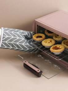 Kitchen Oven Microwave Heat-Resistant Gloves Heat-Proof Baking Tools Oven Mitts - Multiple Styles and Colors - View 8