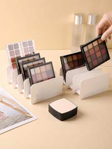Rak Organizer Meja Multi-Slot Warna Putih, Tempat Penyimpanan Palet Kosmetik untuk Kompak Makeup, Memo Pad, Perencana, Buku, Kartu, File, Ponsel, Tablet & Perlengkapan Meja, Meja Kantor, Kamar Tidur, Ruang Tamu, Ruang Kecantikan, Hadiah Ulang Tahun, Liburan & Pesta Rumah Baru - MultiWarna - View 8