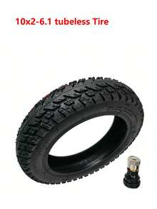 10x2-6.1 Tire Inner Outer Tube With Wheel Hub Compatible With Xiaomi Mijia M365 Series Electric Scooter High Performance Pneumatic Tyre - A - View 12