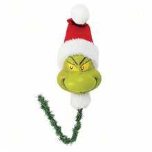 The Grinch 1 Set Christmas Tree Body Decoration, Wearing Christmas Hat Humanoid Doll Shape, Christmas Tree Fun Decoration Kit, Suitable For Winter Christmas Tree Decoration, Home Holiday Decor, Party Backdrop, Window Display Scenes - Multicolor - View 2