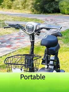 Outdoor Portable Electric Bike Motorcycle Handlebar Rain Cover,Visible Dashboard Handlebar Cover,Electric Vehicle Central Control Protection Cover,Universal Bicycle & Electric Bike Handlebar Cover With Edge Protection,Suitable For Most Motorcycles - No Lens Cap - Rain Cover - View 7