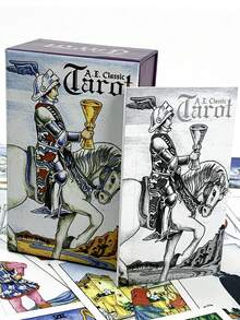 1 BoxA.E. Classic Tarot Cards 78 Cards, Gift Box Packaging With Instruction Manual,Rider-Waite Divination Set, Perfect Gift For Her - Multicolor - View 8