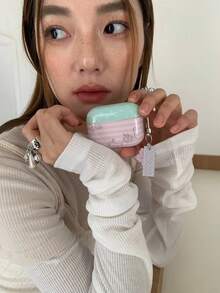 條紋波點扶桑花圖案耳機保護套，適用 Pods Pro 3、第 4 代無線藍牙 Apple Pods 1/2、Pro 新第 3 代、Pro 2、Pods 5，防摔保護殼，韓系風格 - 粉色 - 查看 3