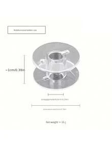 20/1pc Sewing Machine Bobbin Set, Transparent Plastic Sewing Machine Bobbin, Suitable For Sewing Machines And Hand Sewing Projects! Plastic Bobbin Case, Multi-Functional Thickened Sewing Machine Bobbin - Bobbin - View 5