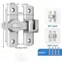 Baby Safety Door Lock, Used For Cabinets, Bedroom, Bathroom Doors Child Protection Cabinet Lock, Prevent Children From Opening Cabinet Doors - Multicolor - View 5
