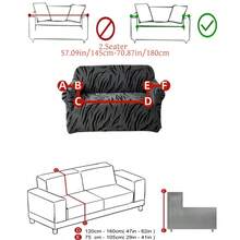 1 Buah Sarung Sofa Katun Lembut Kationik Anti Debu dan Anti Hewan Peliharaan, Jacquard Mewah Timbul dengan Pola Daun Besar Minimalis, Nuansa Warna yang Kaya, Tebal, Gaya Musim Gugur/Musim Dingin untuk Sofa 1/2/3/4 Dudukan - MultiWarna - View 16