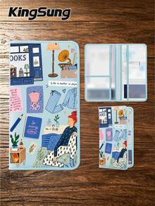 Kingsung Artistic Splicing Pattern Car Document Holder,Women's ID Bag,Wallet & Card Case For Registration, Insurance, Driver's License, Passport & Cards/Travel/Vacation Essential, Perfect Gift For Car/Truck/Motorcycle Owners - Multicolor - View 18