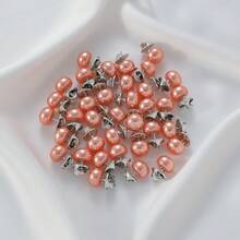 10pcs 12mm Faux Pearl Anti-Exposure Buttons, No-Sew Shirt Fasteners, Safety Pins, 15 Colors Available, Versatile Style - Multicolor - View 12