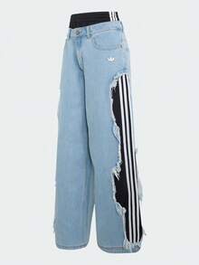 Adidas Originals Women's FB DENIM Jeans KY5192 - Baby Blue - View 3