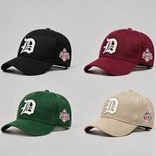 1pc Men's Gothic Embroidered Hats For Men Adjustable Hats, UV Protection Sun Hat, Perfect For Casual Wear, Parties, Travel, And Holiday Gifts,The Best Gift For Mom And Loved Ones - Multicolor - View 8