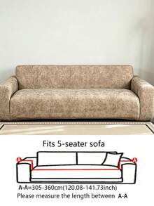 1pc Elastic & Durable Sofa Cover, Modern Minimalist Anti-Slip Washable Sofa Slipcover, L-Shaped Sofa Protector 1/2/3/4 Seater, Pet Friendly Decor, Suitable For All Seasons - Multicolor - View 15