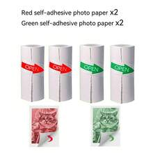 57x25mm Color Thermal Paper Roll For T02 Mini Printer Self‑Adhesive & Non‑Adhesive Print Color Same As Seal Label Sticker Paper For Pocket Portable Printer - View 11