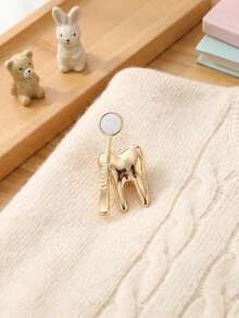 Dentist Exclusive Tooth Mirror Pin, Personalized Gift Badge, Cute Tooth Dentist Brooch, Clothing & Bag Decoration - A - View 3