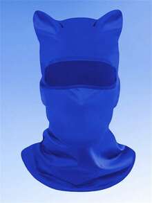1pc Unisex Face Ski Mask, Balaclava With Cat Ear Design, Suitable For Music Festivals, Halloween, Carnival Parties, Outdoor Motorcycle Activities - Multicolor - View 12