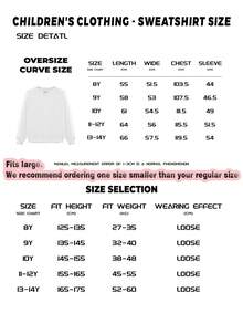 Girls Cute Line Drawing Fruit Croissant Print Crew Neck Sweatshirt, Kids Casual Long Sleeve Fleece Pullover - White - View 8