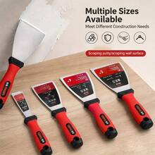 1PC Putty Knife, Thickened Stainless Steel, Multiple Sizes Available, Paint Scraper, Glue Remover, Putty Tool, Home Decoration, Professional Painter's Essential - Putty Knife - View 2