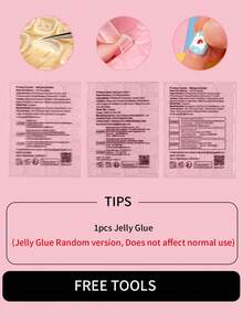 24pcs Y2K Style (Stars, Fried Eggs, Little Rabbits, Flowers, Melting Candy) Dopamine Element Design, Children Girls Press-On Short Fake Nails, Pre-Glued Full Coverage Acrylic Nail Tips Set, Suitable For Kids Girls Nail Decoration - Multicolor - View 9