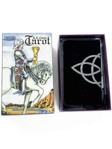 1 BoxA.E. Classic Tarot Cards Deck 78 Cards, Gift Box Packaging,With Guide Book,Vintage Style Divination Set, Ideal For Collectors - Multicolor - View 5