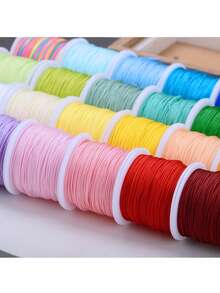 4500cm/1775inch No. 72 0.8mm Braided Thread Dragon Knot Chinese Knot DIY Jewelry Pendant Hand Rope Braided Rope Jewelry Thread - 45m/1771in - View 1
