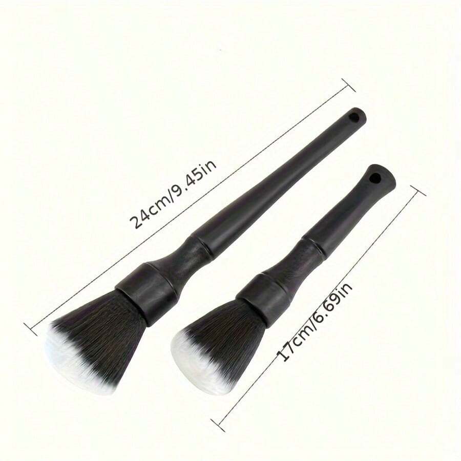 1pc Car Air Vent Dusting Brush, Available In Black Long/Short And ...