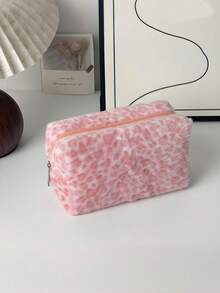 1pc Cute Polka Dot Storage Bag, With Soft Polka Dot Design, Suitable For Students. It Is A Pencil Case For Girls With High Appearance Standards And An Elegant Style. - Multicolor - View 9