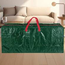 Thickened Christmas Tree Storage Bag, Clothing Storage, Quilt Storage, Holiday Decoration Dust-Proof Storage Bag, Extra Large Capacity, Red & Green Dual-Color Organizer Bag. Christmas, Christmas Tree Storage, - Multicolor - View 7