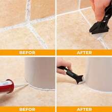 1 Set Alat Pembersih Nat 5-in-1 - Konfigurasi Kombinasi Multifungsi, Termasuk Pembersih Nat, Pemangkas Perekat, Pengikis Sudut Lem, Cocok Untuk Profesional Renovasi Rumah, Renovasi dan Perbaikan Dapur, Kamar Mandi, Jendela, Wastafel, Penggunaan Sepanjang Musim, Dapat Digunakan Sebagai Set Hadiah Perbaikan Rumah yang Praktis - Beraneka warna - View 5