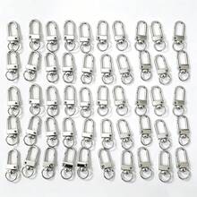 5/10/20/30/50Pcs Zinc Alloy Swivel Snap Hooks, Metal Trigger Clasps, DIY Hardware Accessories For Keychains, Bags & Bracelet Charms - Keychain - View 10