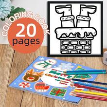 1pc/3pcs Adult Stress Relief Coloring Book | Christmas Holiday Thanksgiving Fantasy Gnome Theme, 7.87 Inch Square, Large Pattern Relaxing Stress Relief Coloring Book - A - View 4