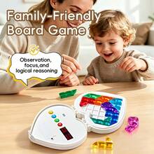Đồ chơi giải đố Love Timer, trò chơi logic trí não 72 cấp độ, hình trái tim cầm tay giáo dục, board game tương tác gia đình du lịch cho trẻ 3+ làm quà tặng - Nhiều màu - Xem 5