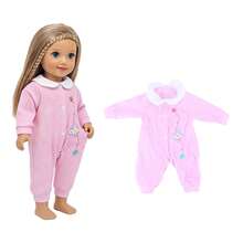ملابس وإكسسوارات دمية طفل حديث الولادة من American Doll، مجموعة ملابس رومبر لطيفة مناسبة للدمى بحجم 16-18 بوصة، ديكور منزلي وهدية عيد ميلاد - متعدد الألوان - مشاهدة 8