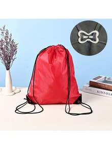 Lightweight Drawstring Bag - Durable, Compact And Washable Neutral Backpack, Perfect For Outdoor Sports, Camping, Hiking, And A Great Choice For American Football Fans! Drawstring Bag, Thickened Waterproof Solid Color Backpack - Multicolor - View 21