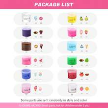 6/9/12pcs 4-Texture Slime Set, Crystal/Butter/Cloud/Regular Slime, Colorful DIY Slime Kit With Multiple Accessories, Soft Stretchable Non-Sticky Sensory Toy, Creative Activity Gift, Suitable For Ages 3+ - Multicolor - View 13