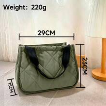 1 buah Tas Bekal Piknik Camping, Tas Penyimpanan Kapasitas Besar Genggam, Tas Kotak Bekal untuk Perjalanan, Kain Oxford Tahan Air dengan Pegangan Nilon Penuh - MultiWarna - View 8