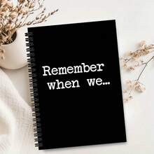 1pc "Remember When..." Friendship Diary - A5 Size, Lined Pages, Best Friend Memory Album, Perfect Christmas Gift - Christmas, Halloween Perfect Gift - Lined Book - View 4