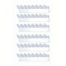 3/6/9pcs 8-Hook Transparent Acrylic Wall-Mounted Jewelry Organizer - Perforated Hook Design, Necklace, Bracelet, Earring, Ring Multi-Function Storage Rack, Anti-Tangle Jewelry Storage Box, With Wall-Mounted Necklace, Bracelet And Earring Hooks - 8-Hole Display Rack, Jewelry Tower, Bracelet Rack, Space-Saving Design, Compact Storage, Multi-Hole Rack, Gift Shopper, Wall-Mounted Jewelry Organizer, With Necklace, Bracelet And Earring Hooks - Anti-Tangle Display Rack, Jewelry Tower Transparent Acrylic Jewelry Storage Hooks - Durable Polished Plastic Multi-Function Hook Design - Multicolor - View 9