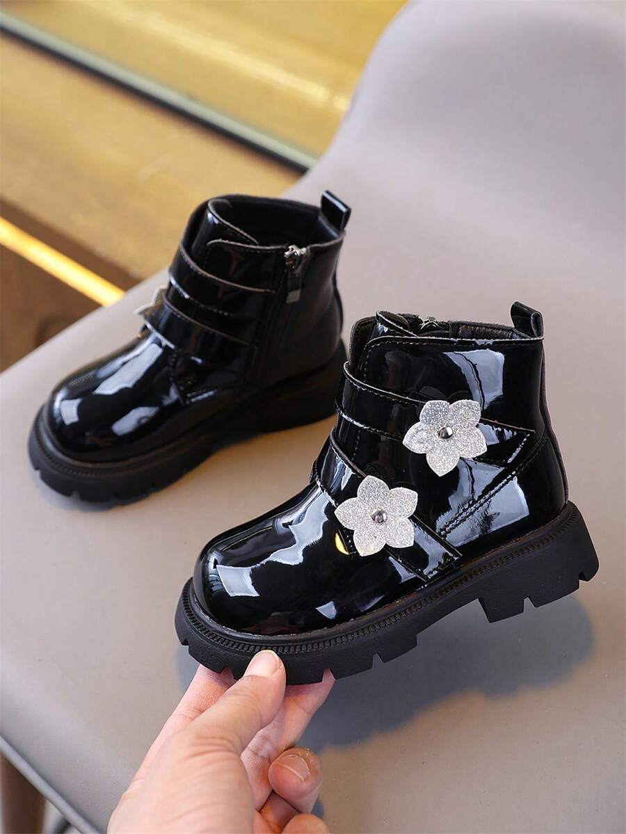 Children's Boots, New Style Single Lining Anti-Slip Casual Boots - Black - View 1