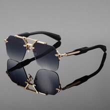 Fashionable Premium Double Bridge Sunglasses, Sunglasses, And Versatile, Men's Sunglasses, Suitable For Travel, Commuting, Beach And Outdoor Activities - Multicolor - View 9