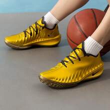 Nike New Men's G.T. CUT 4 JP EP Lightweight Comfortable Low-Top Basketball Shoes - Golden Yellow/Black - View 8
