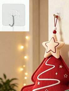 1pc/10pcsChristmas‑Themed Atmosphere Christmas Tree Draw‑Style Tissue Box Cover, Hanging Ornament For Bedroom Sofa Living Room, Christmas Gift For Friends - Multicolor - View 14